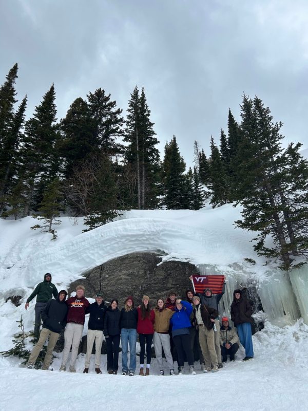 Team in the Rocky Mountains